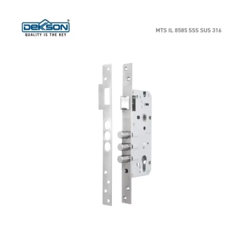 Platinum Mortise Lock Dekson 316 MTS IL 8585