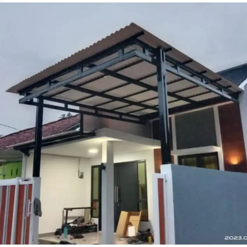 kanopi baja ringan atap alderon rs