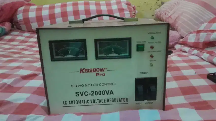 Stabilizer/servo Motor Controler krisbow pro  2000VA INPUT OUTPUT