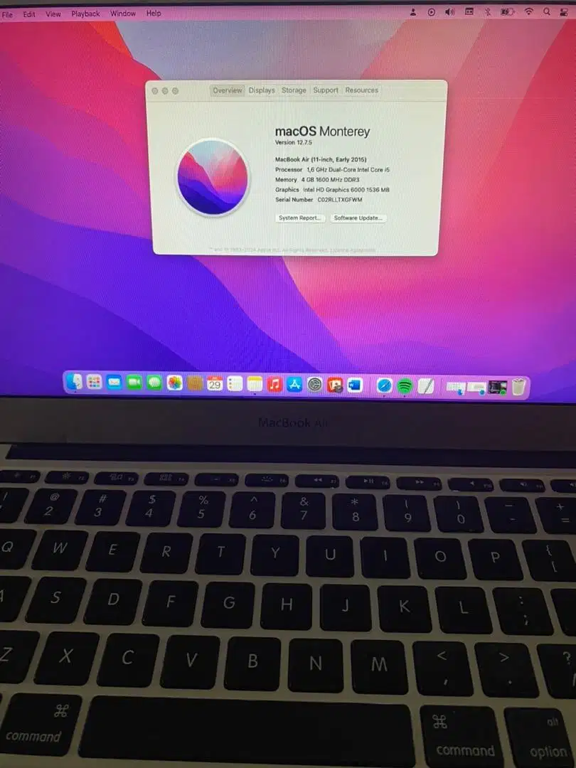 Macbook Air 2015 11’ 128GB