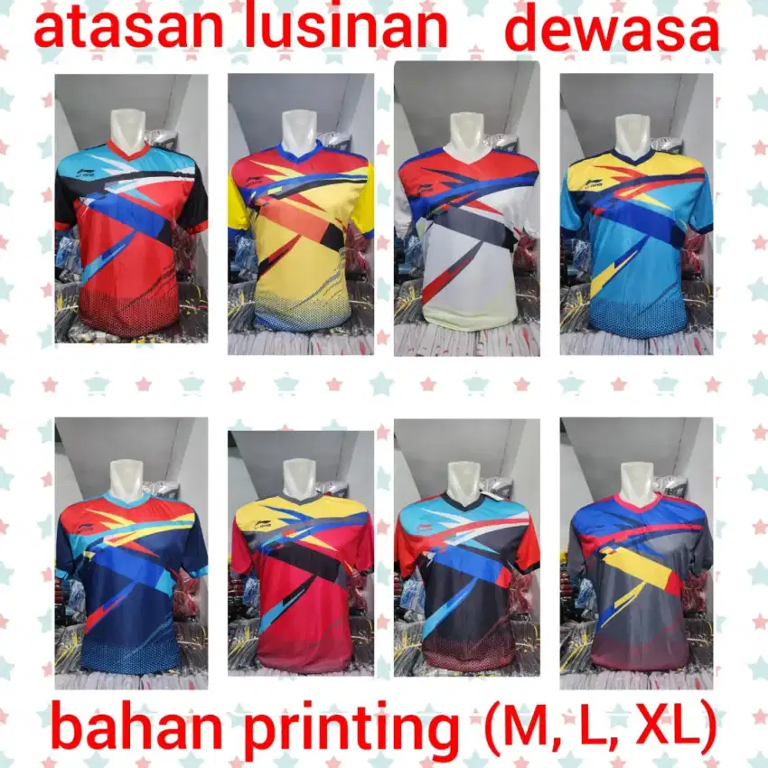 baju badminton pria