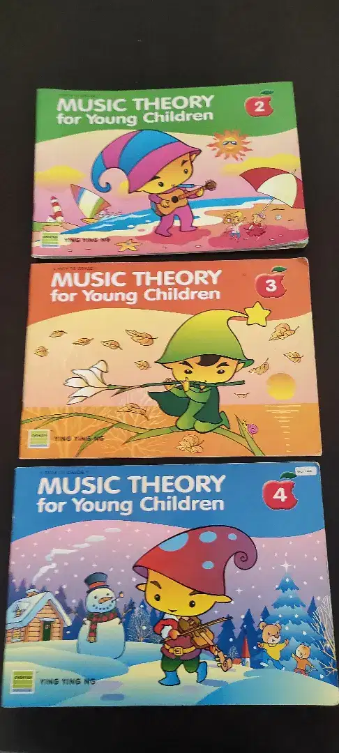 Buku music theory for young children 2,3,4 POCO