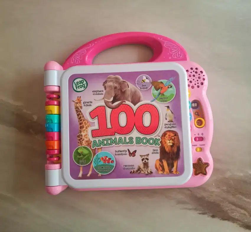 Leapfrog 100 Animals Book - Buku edukasi anak