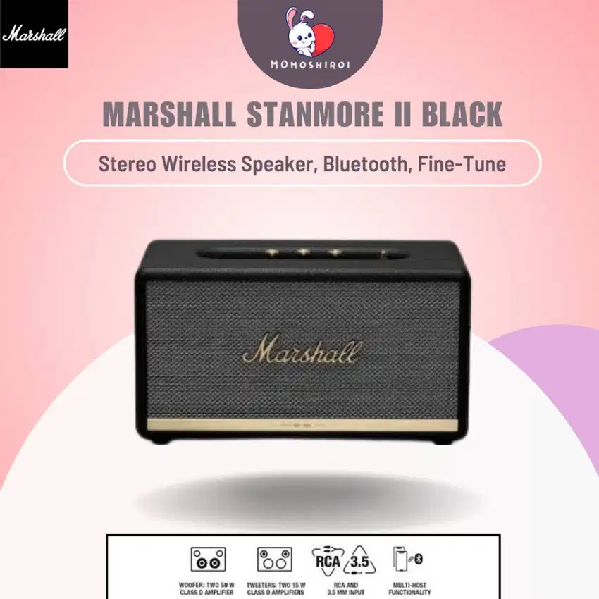 Marshall Stanmore II 2 Bluetooth Wireless Speaker Brown Garansi Resmi