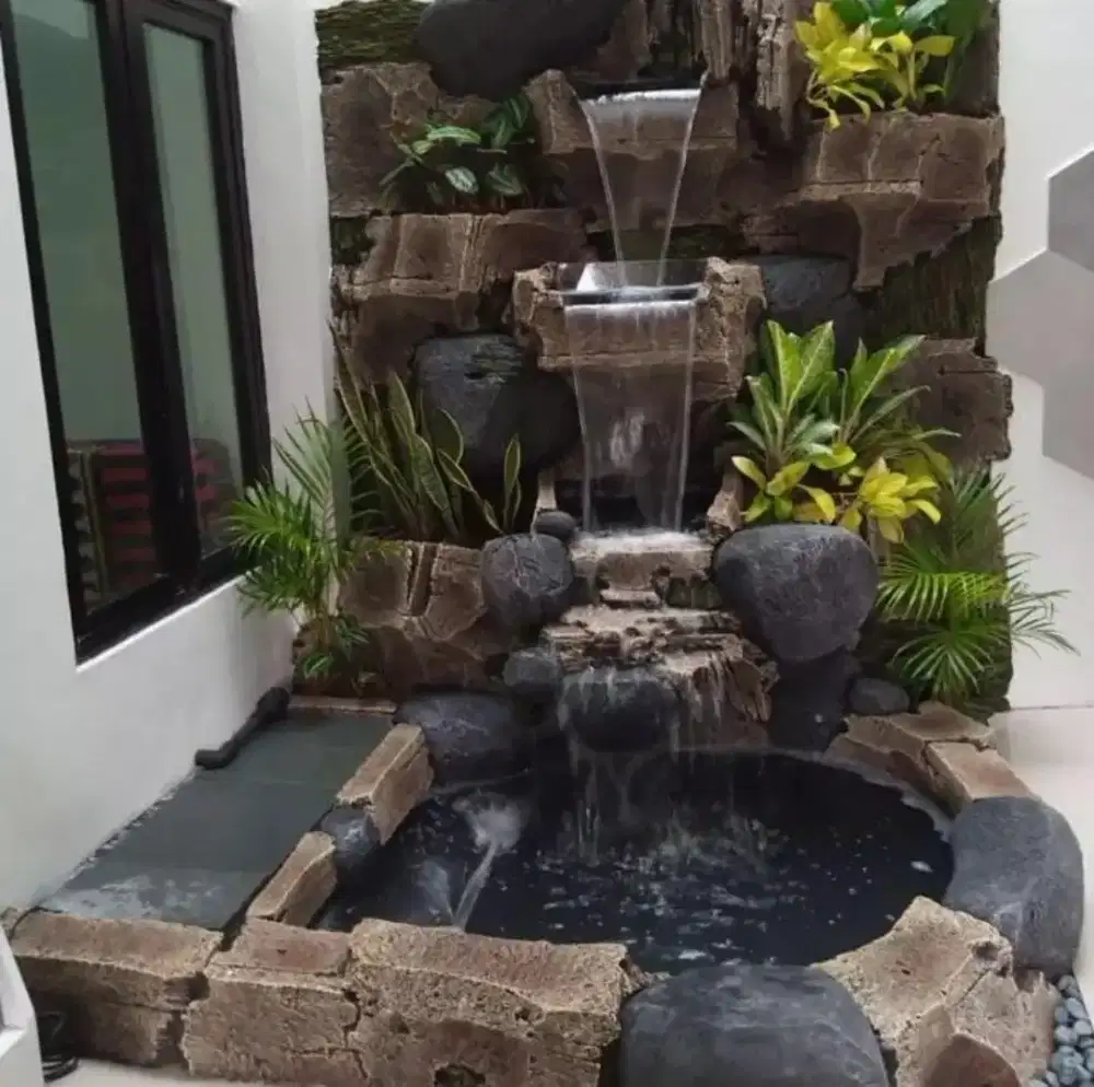 Jasa pembuatan kolam relif kolam ikan koi kolam batu dll #9