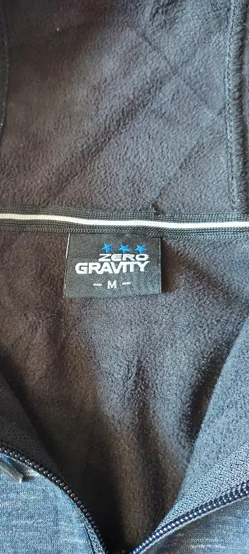 Jaket hoodie outdoor ziper ZERO GRAVITY!