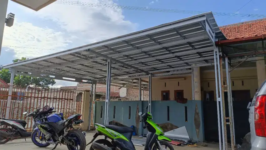 Canopy murah baja ringan Teras rumah minimalis