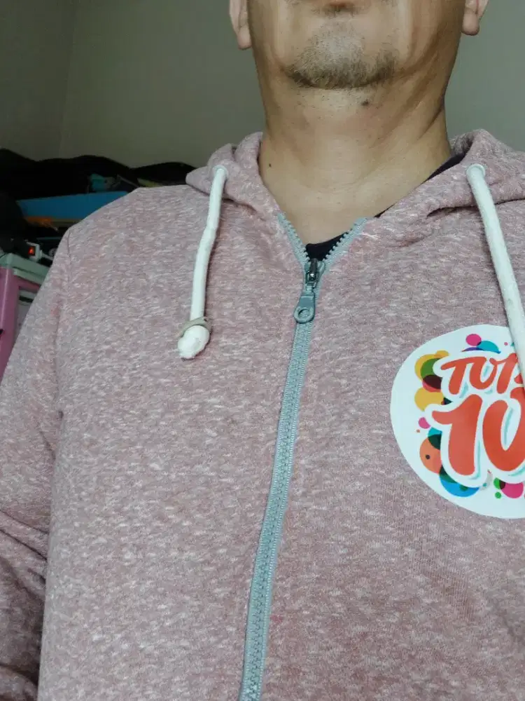 Jaket hoodie ziper TOPTEN