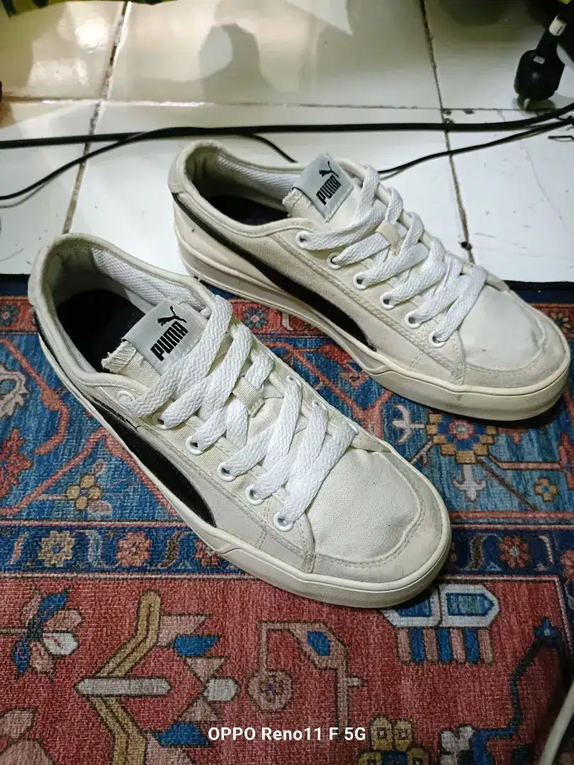 Puma bahan kanvas size 40 insol 25,5cm