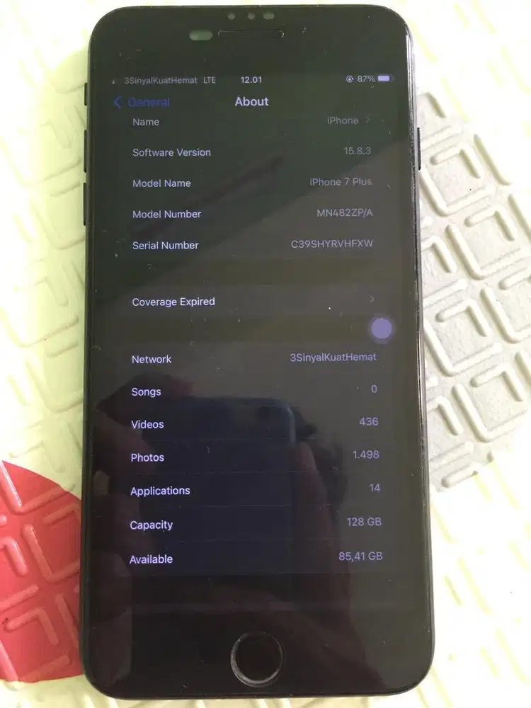 iPhone 7 Plus 128gb Matte Black