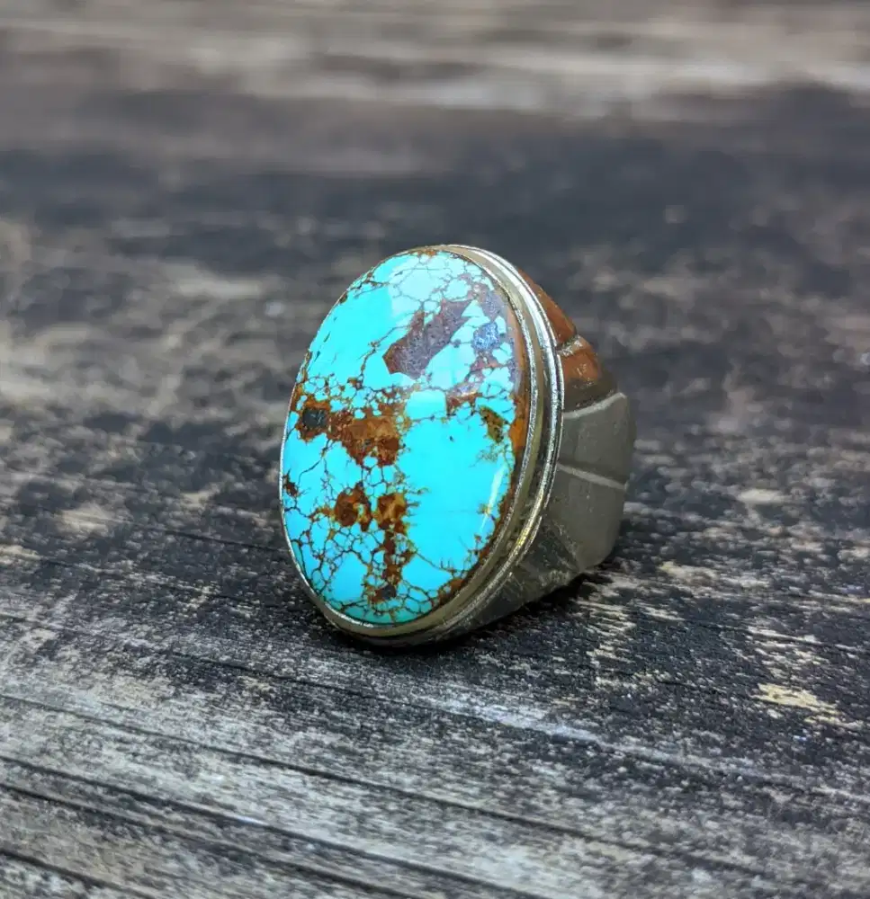 Batu pirus persia biru telor asinnnn siang malam