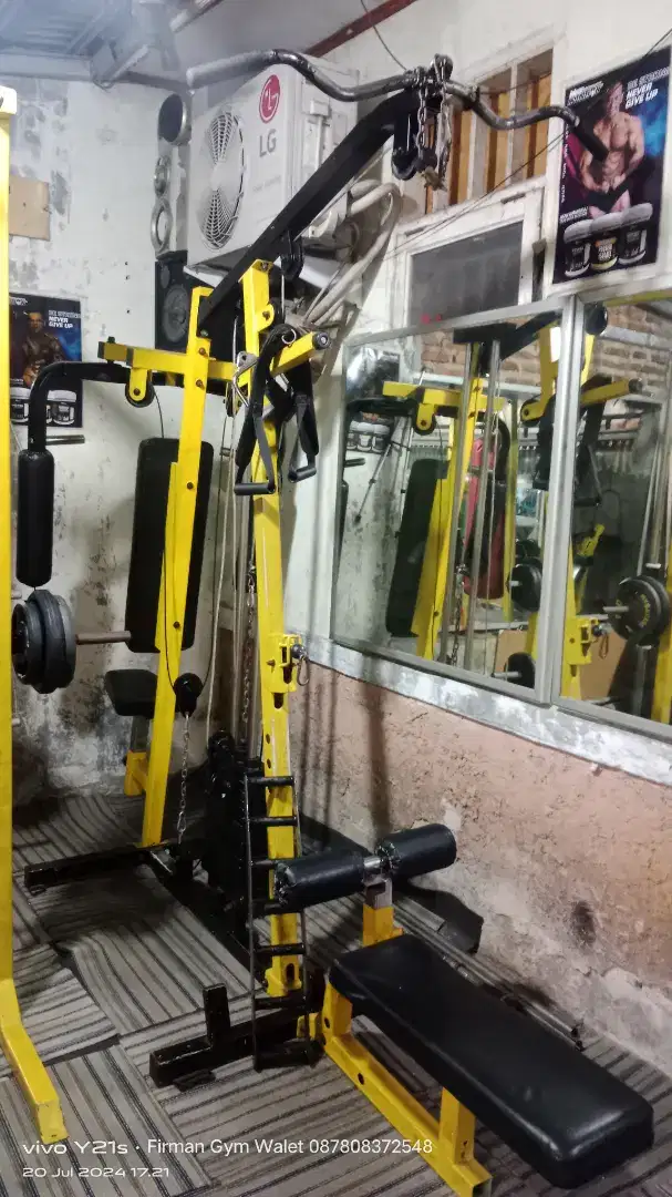 Jual alat gym komplit siap buat usaha