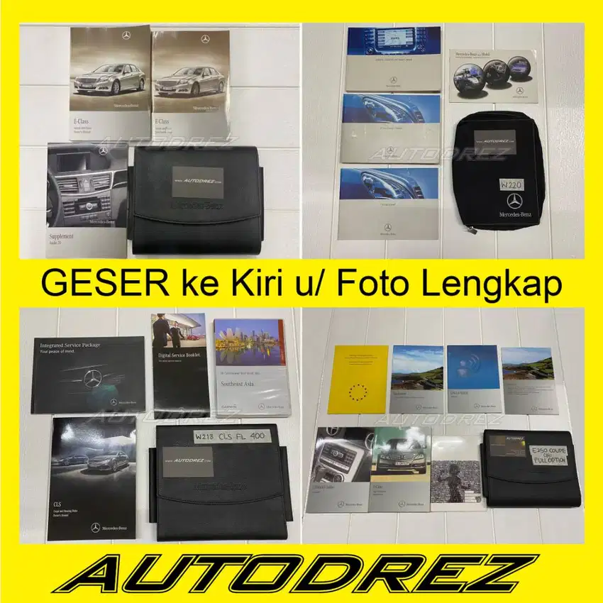Buku Manual Book Mercy BMW Porsche Maserati VW Mini Fiat Toyota Honda