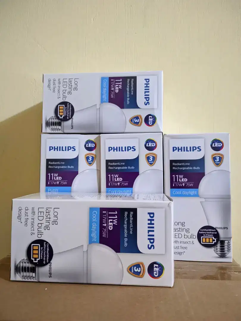 LAMPU LED PHILIPS EMERGENCY 11 WATT 5 PCS