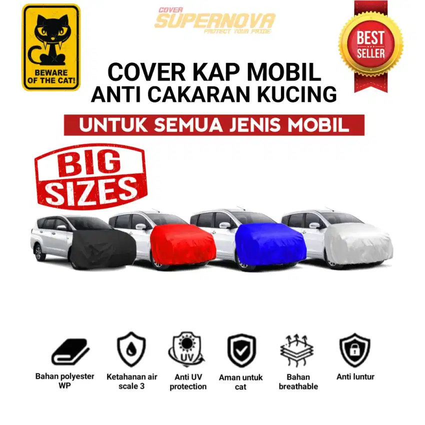 Cover kap mesin mobil