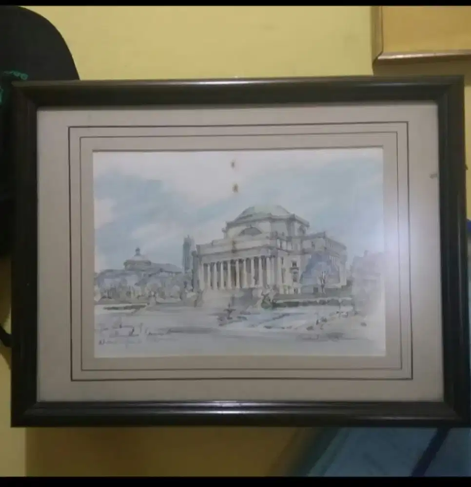 Lukisan pensil lawas eropa