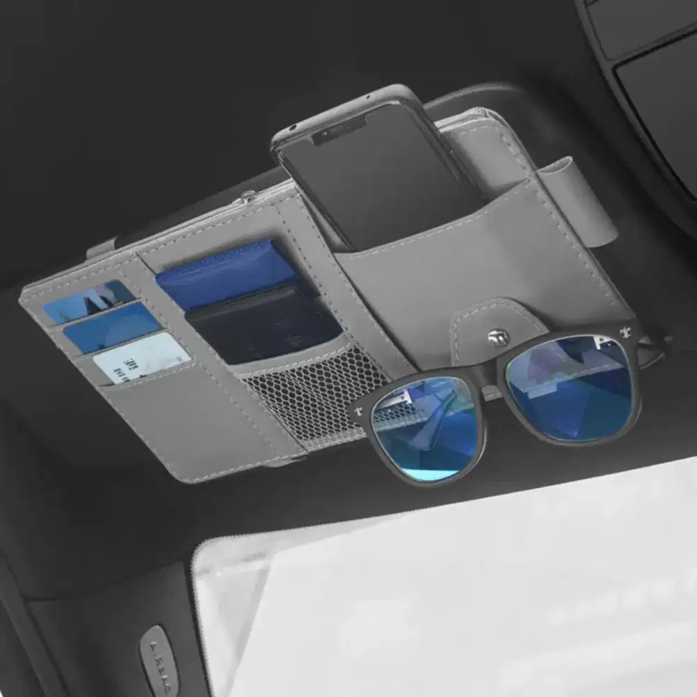 Car Sun Visor Holder Kantong Serbaguna Mobil SuDeli