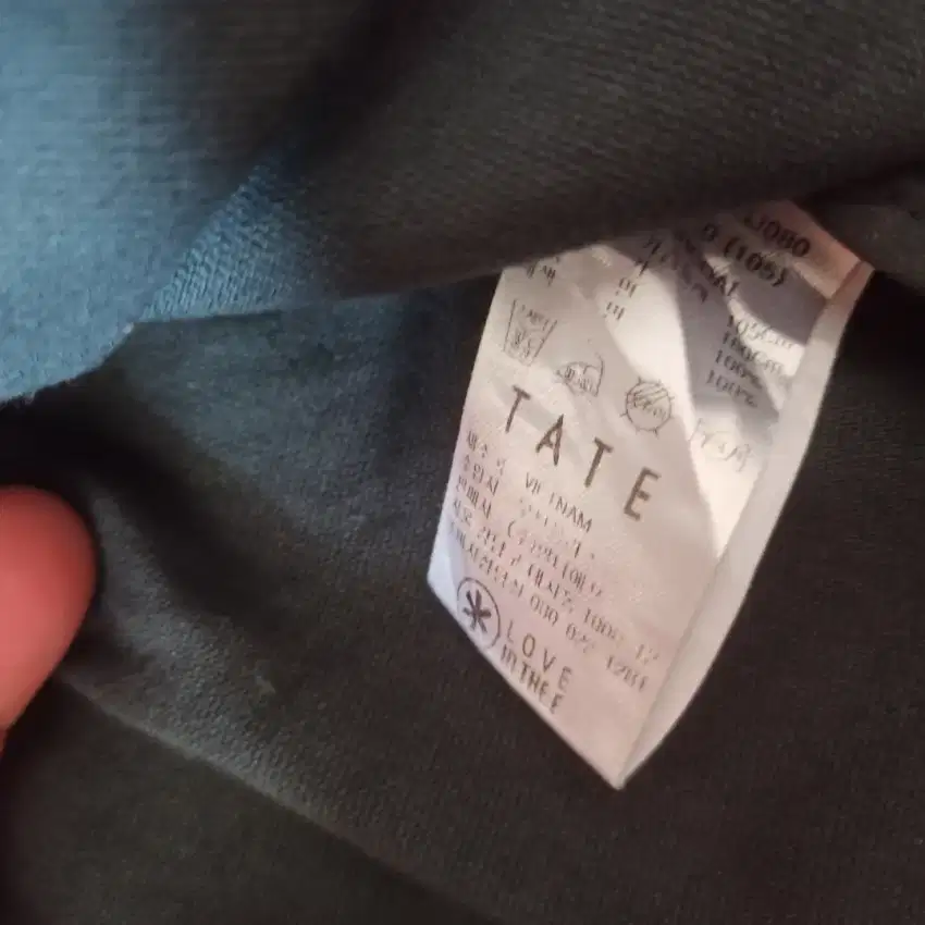 Jaket Parka brand TATE kanvas denim tebal