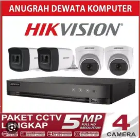 PAKET CAMERA CCTV MURAH GRATIS PEMASANGAN