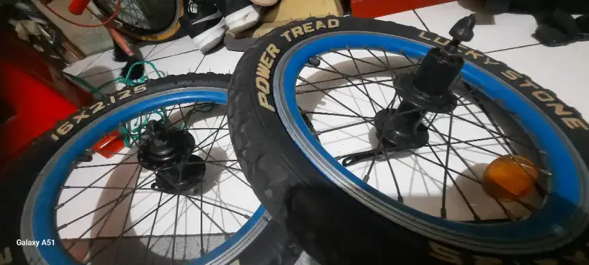 Roda 16 murni type sloop sampe 11 speed