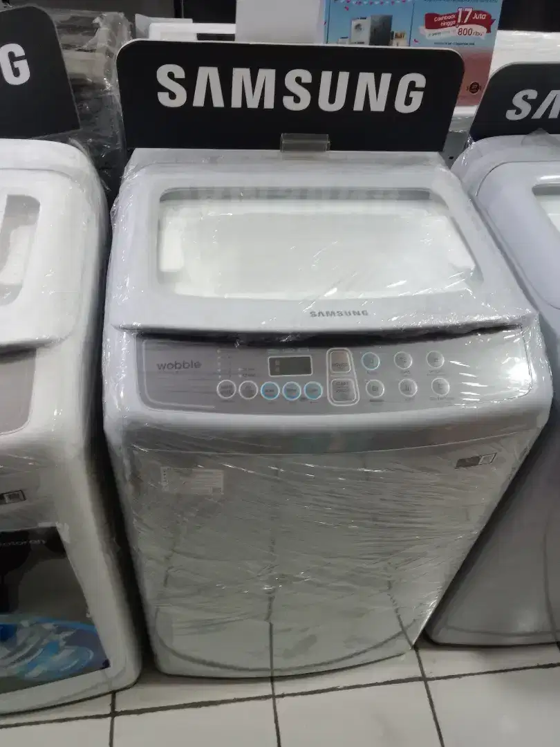 Bisa Cicilan.Mesin cuci 1 tabung 7,5kg Samsung ( WA75H4200SG )