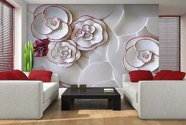 Jual gorden hordeng gordyn tirai jendela wallpaper dinding 3d custom