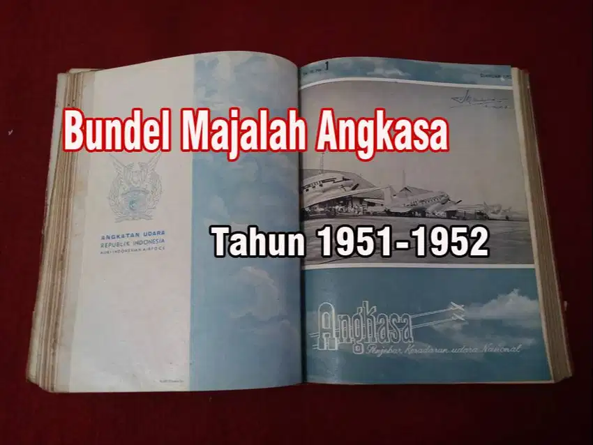 Bundel Majalah Angkasa Tahun 1951-1952