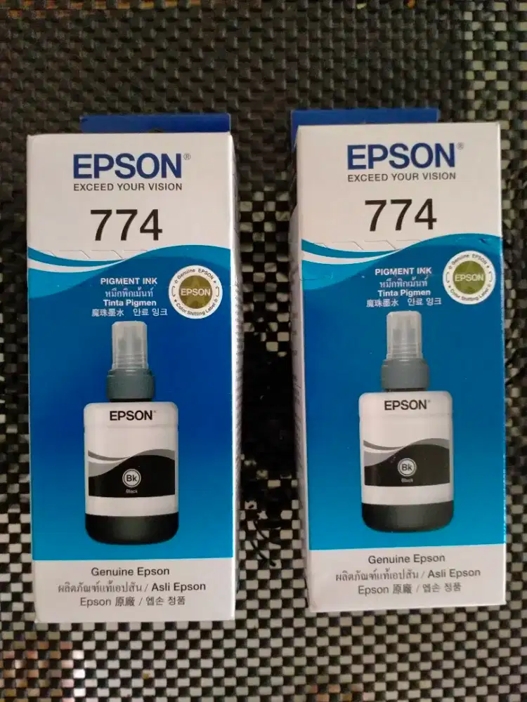 Tinta Epson 774 original. Baru