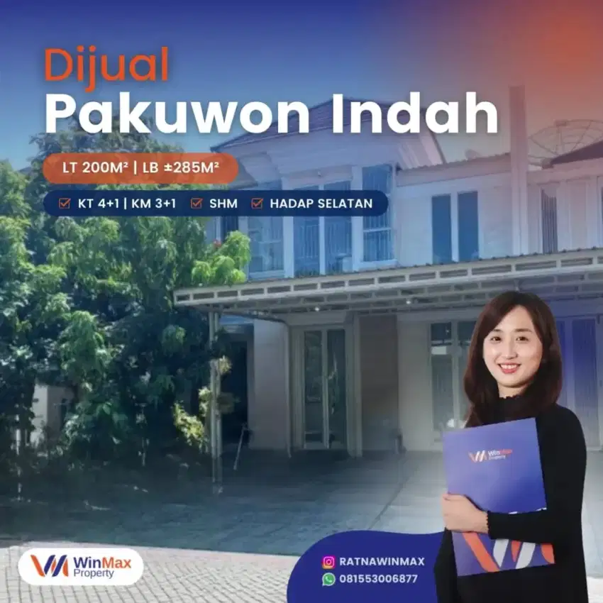Dijual Rumah Minimalis Mansion Pakuwon Indah Full Furnish