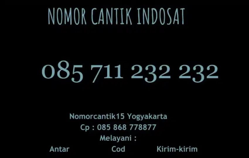 nomor cantik indosat abc abc