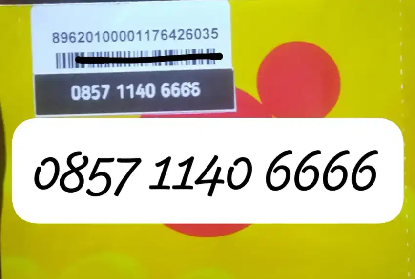 nomor cantik Indosat 6666