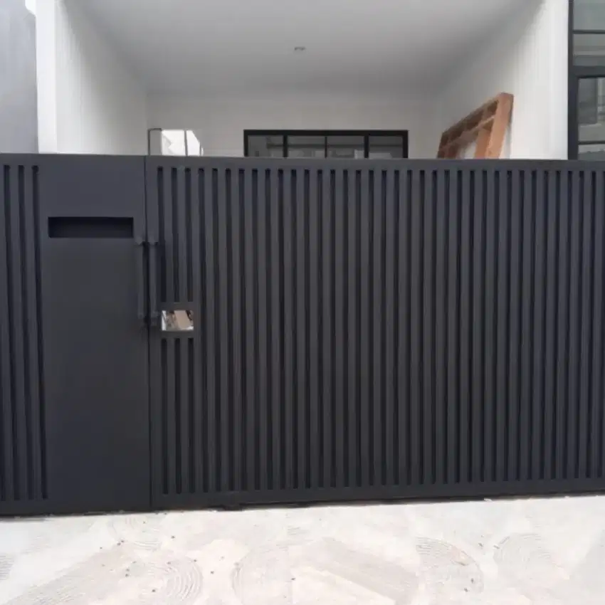 pagar minimalis modern terbaru