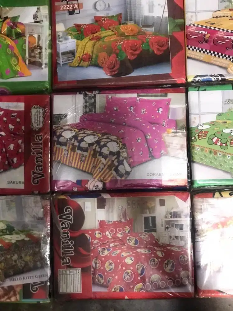 Sprei VANILLA single set 3 kaki/100x200cm, kode SA