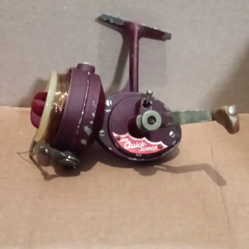 Reel pancing vintage 1950 Dam Quick Junior made in Jerman #joran pcg