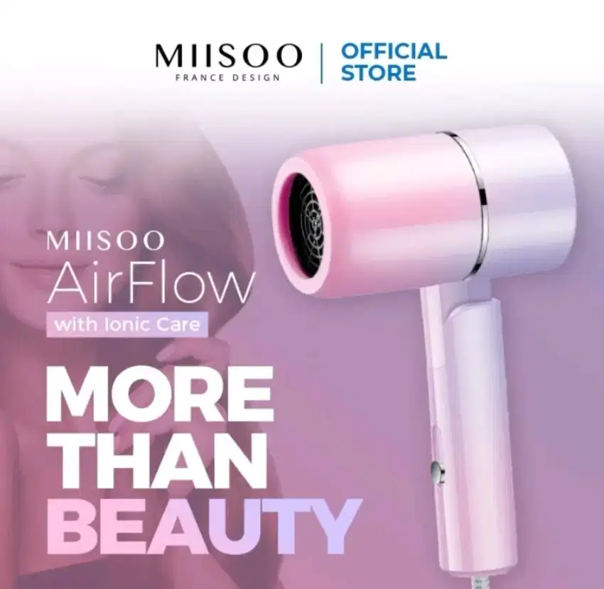 Miisoo Hair Dryer Airflow with Ionic Care 750watt