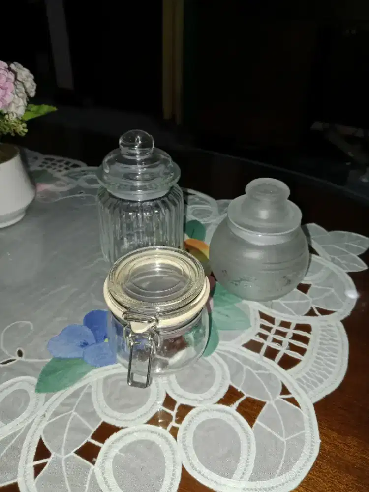 3 Toples kaca mini