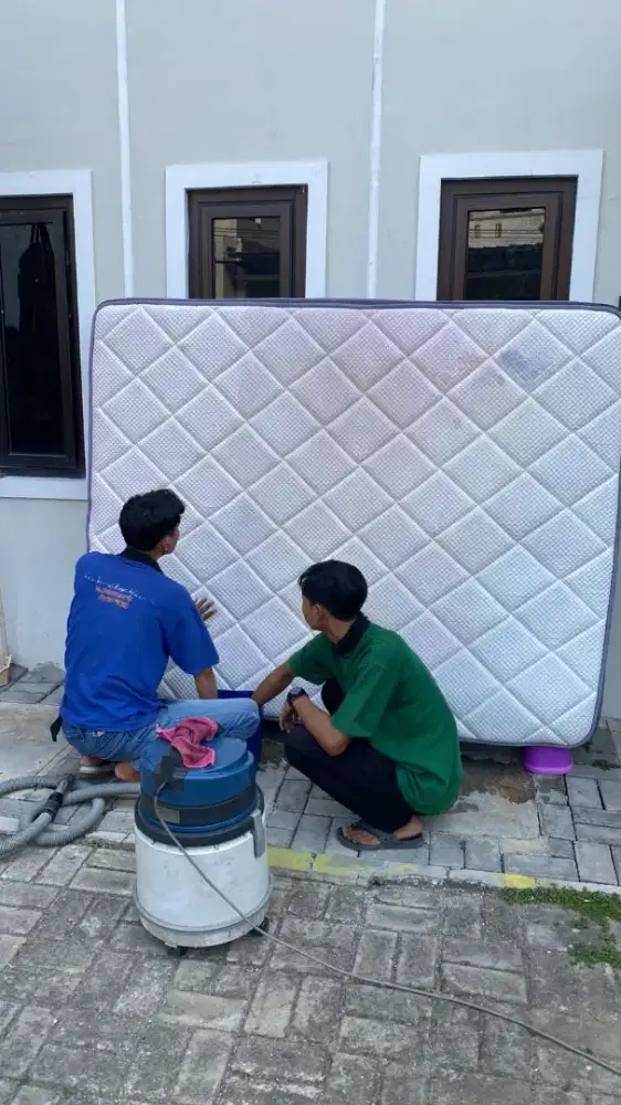 Jasa cuci kasur sofa jok mobil panggilan Jabodetabek.