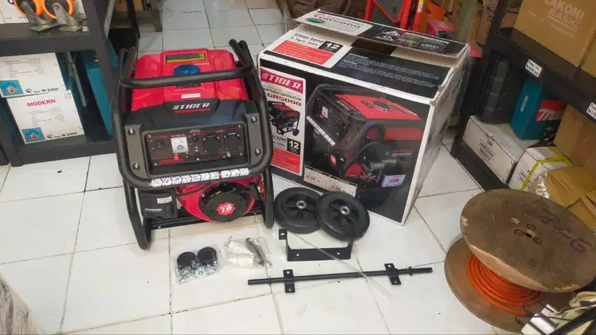 Genset Gasoline Generator Set 3,000watt (4 Stroke) - TIGER TGR5000