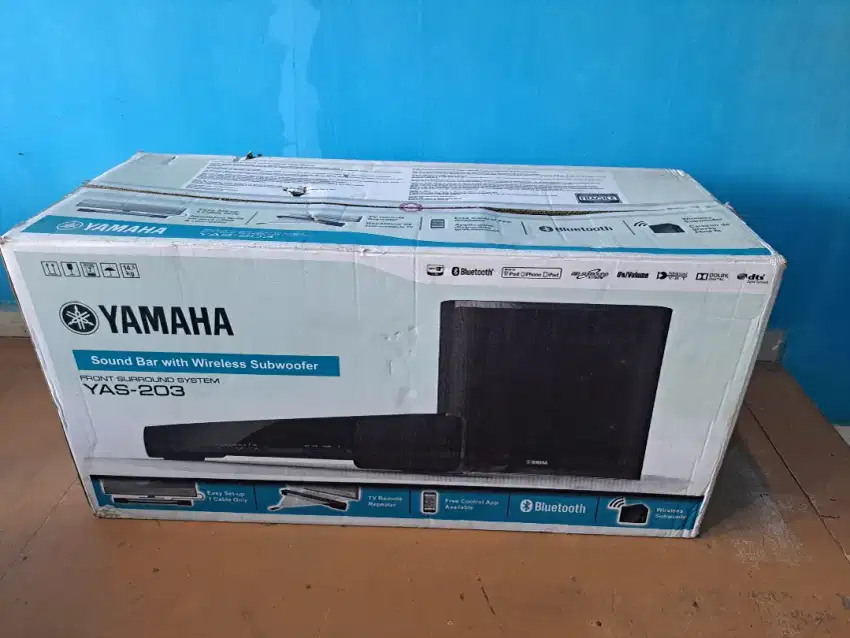 Yamaha Sound Bar Yas-203 with wireless Subwoofer