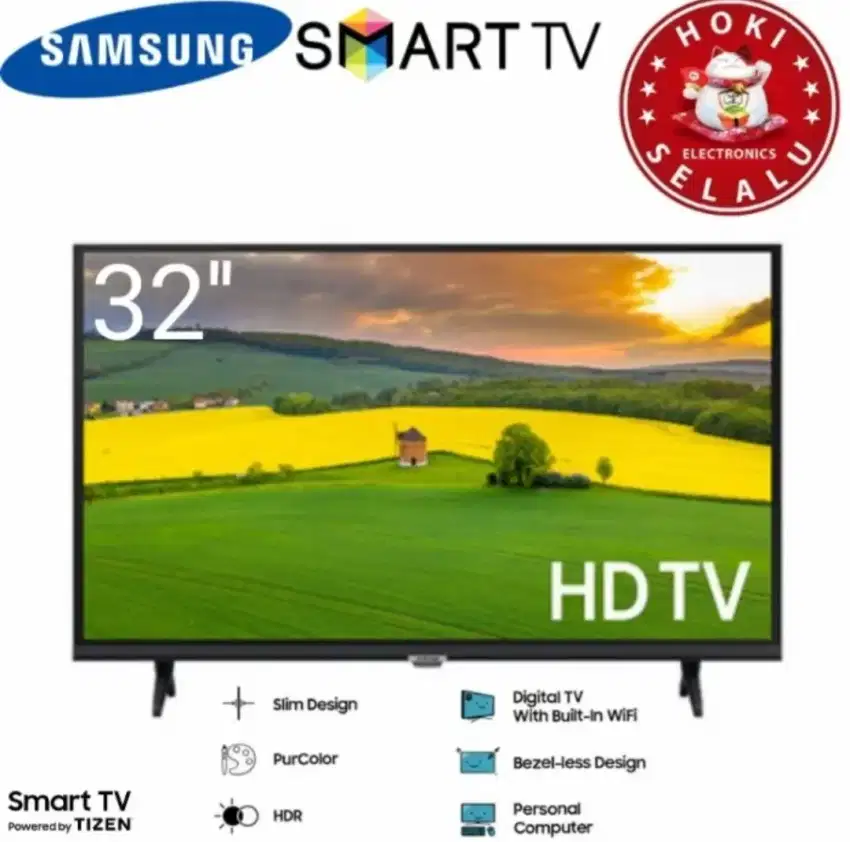 Samsung Smart LED Digital TV 32 Inch 32T4501 T4501 HDR Pur Color Tizen