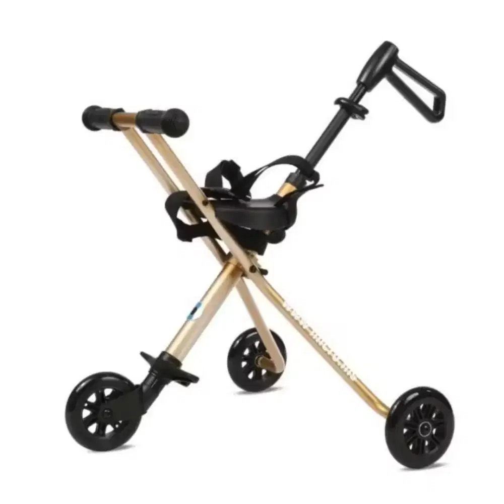 Micro Trike Deluxe Gold - Sepeda Dorong Anak - Kereta Stroller anak