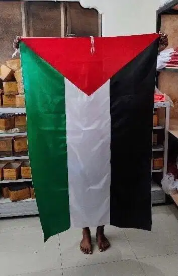 Bendera PALESTINA size jumbo 90x135cm, kode PT