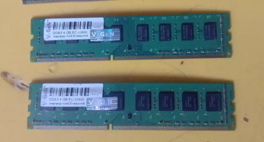 V-GEN DDR3 4GB PC10600 PLATINUM LIFETIME WARANTY JAKSEL