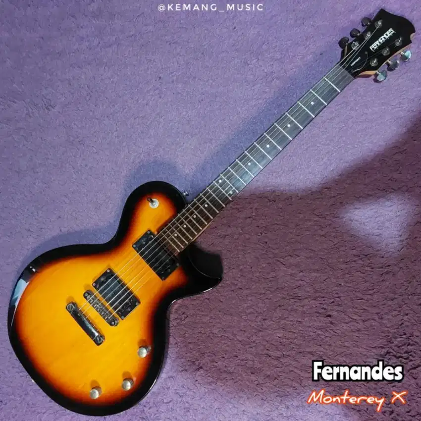 Gitar langka Fernandes original les paul