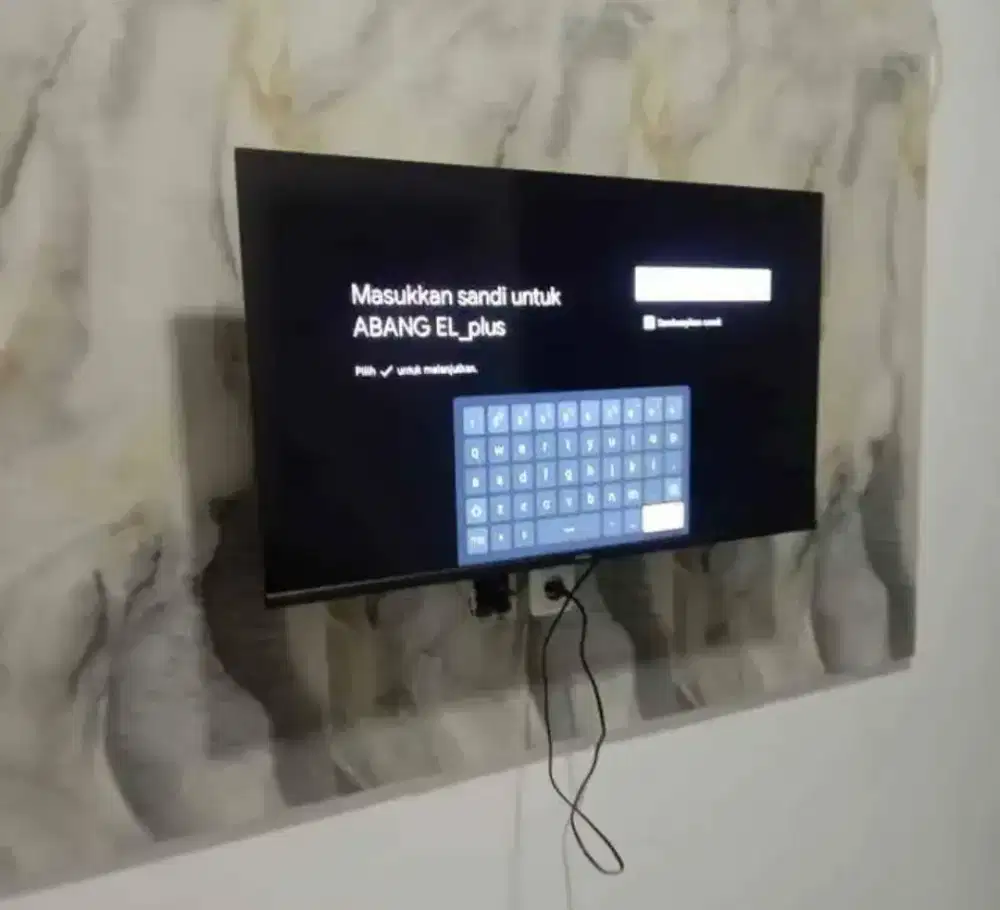 pasang braket briket tv led