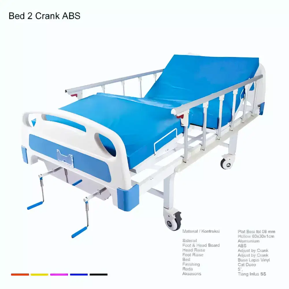 Bed Pasien 2 Crank Abs