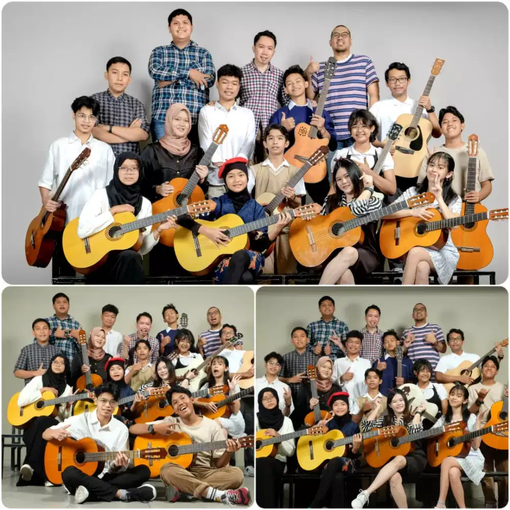 Les Kursus Musik Privat Gitar Klasik, Pop, Fingerstyle