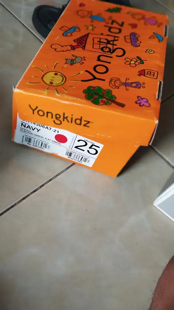 Sendal yongkidz size 25 like new