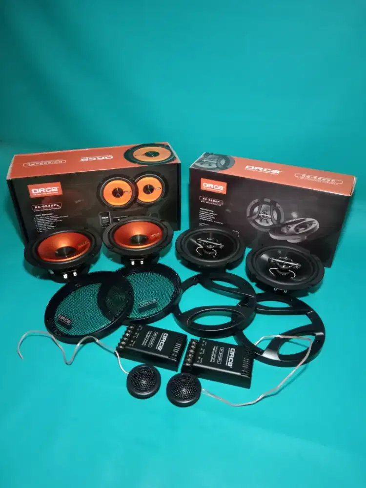 Ples Pasang Speaker Split ORCA RC-653SPL & Speaker Coaksial ORCA RC686