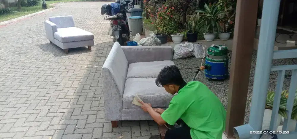 Jasa cuci sofa cuci kasur sepringbed cuci jok mobil panggilan Jabodeta